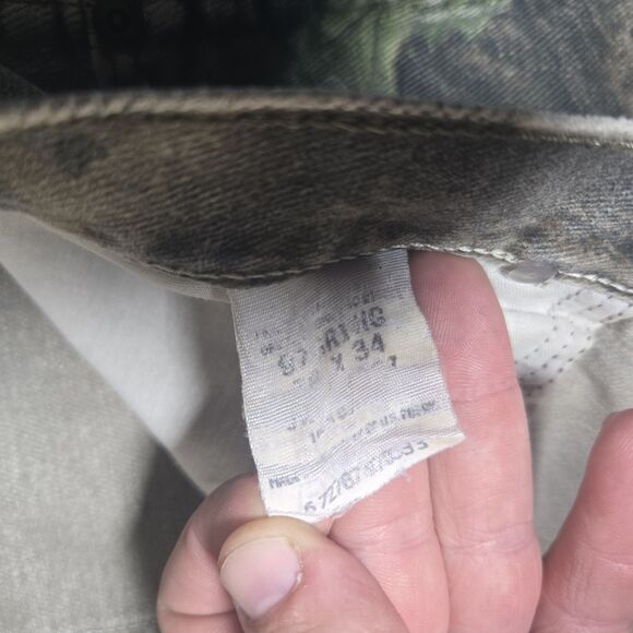 Wrangler 87MWZHG Men’s 36x34 Camo Hunting Jeans Realtree Canvas USA-Made Vintage - Picture 5 of 7